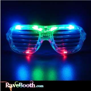 Shutter LED Shades Burning Rave Man Clothing Goggles UV  