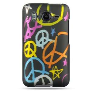  Snap on Hard Plastic RUBBERIZED With COLOR HANDMADE PEACE SIGN 