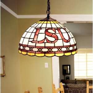 LSU Tigers Tiffany Hanging Lamp:  Sports & Outdoors