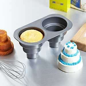 Cavity Three Tier Cake Pan:  Home & Kitchen