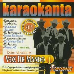  Karaokanta KAR 4581   Voz de mando 1 Spanish CDG Various 