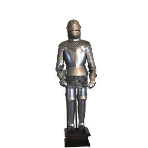  18 Medieval Knight Statue with Battle Ax