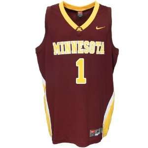  Nike Minnesota Golden Gophers #1 Maroon Youth Replica Basketball 