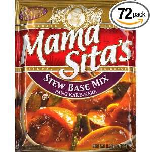 Mama Sita Stew Base Mix, Kare Kare, 1.76 Ounce (Pack of 72)  
