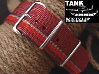 NATO Tank Heavy Nylon watch band   For iPod Nano6 Watch  