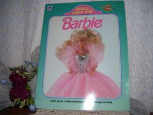 BARBIE PAPER DOLL CUT OUTS BRIDAL GOWN 1992  