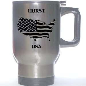  US Flag   Hurst, Texas (TX) Stainless Steel Mug 