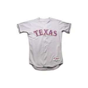  Texas Rangers Authentic MLB Baseball Jersey: Sports 