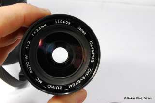 Used Olympus OM System W Zuiko Auto 12 24mm OM Lens f2.0  