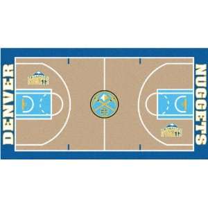  NBA Denver Nuggets Chromo Jet Printed Rectangular Floor Court 