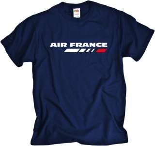 Grab one of these slick Air France airline logo t shirts   itll be a 