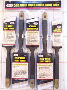 5pc Angle Paint Brush Value Pack  