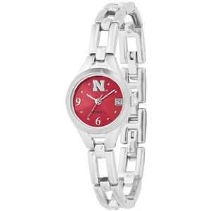  Nebraska Cornhuskers Ladies 3 Hand Bracelet Watch by 