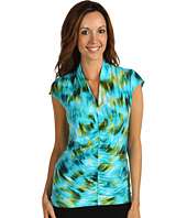 Kenneth Cole New York Watercolor Ikat Printed Top $39.99 (  