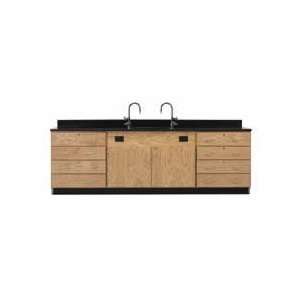 Diversified Woodcrafts 3246K Wall Service Bench With Drawer  