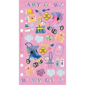  Baby Girl Scrapbook Stickers (BS03): Arts, Crafts & Sewing