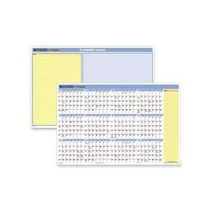 Sold as 1 EA   QuickNotes Erasable Wall Calendar is ideal for planning 