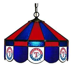  Texas Rangers 16 Stained Glass Pub Lamp: Sports 