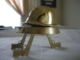 Unique Helmet Lighter R.O.K Military World Brass Metal  