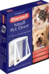 Staywell 715US Staywell White Plastic Pet Door Small  