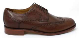 COLE HAAN Mens Leather Wing Tip Oxford in Brown  