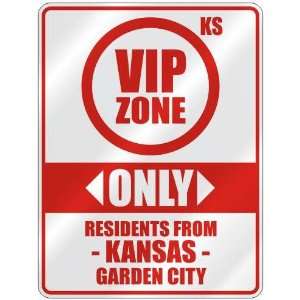  VIP ZONE  ONLY RESIDENTS FROM GARDEN CITY  PARKING SIGN USA CITY 