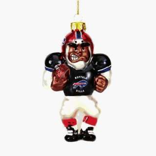 Buffalo Bills Nfl Glass Player Ornament (4 African American)  
