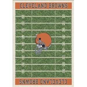   Milliken Cleveland Browns 10 9 x 13 2 green Area Rug