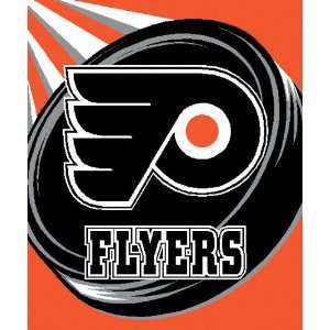   : Philadelphia Flyers 50x60 Puck Super Plush Throw: Sports & Outdoors