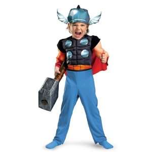   Party By Disguise Inc Thor Muscle Toddler Costume / Blue   Size 2T