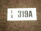 1967 FORD MUSTANG 390GT 390 AUTO TRAN ENGINE CODE DECAL