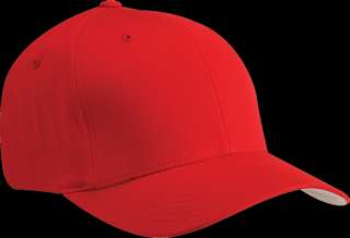   Cotton Twill Fitted Baseball Blank Plain Hat Cap Flex Fit  