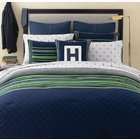 Green Stripe Comforter Set  