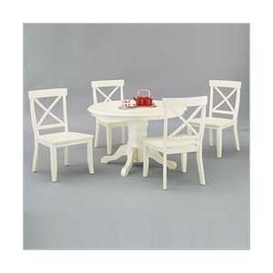 Home Styles 5177 318 5 Piece Dining Set, Antique White Finish  