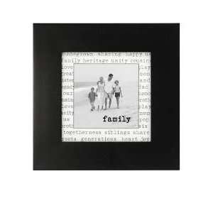    5x5 Family Wide Picture Frame DEFINITIONS   Black   Picture Frame 