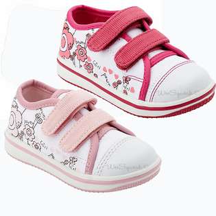 Wee Squeak Velcro Tennis Shoes Girl Power Pink Girls 11 