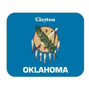  US State Flag   Clayton, Oklahoma (OK) Mouse Pad 