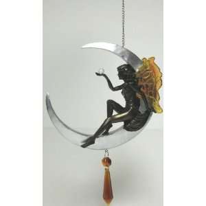  Art Deco Design Moon Fairy Dream Catcher Bronze