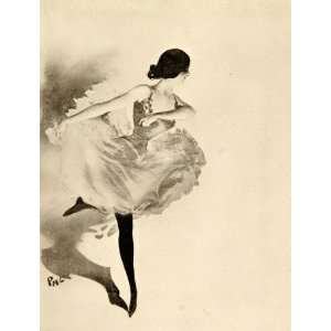  1913 Ballet Ballerina PAL Jean Paleologue Mini Poster 
