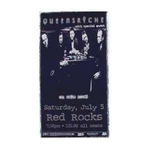 Queensryche Red Rocks 1997 Concert Poster 