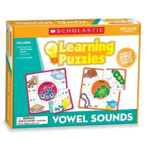  Scholastic Teachers Friend Vowel Sounds Learning Puzzles 