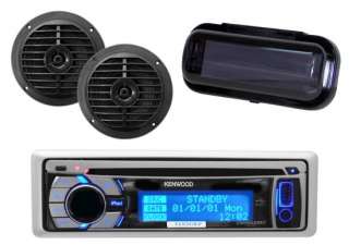 Marine Outdoor Waterproof Kenwood CD Radio  USB 200W Stereo + 6.5 