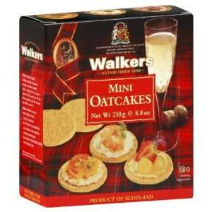 Walkers, Cracker Mini Oatcake, 8.8 OZ (Pack of 12)  