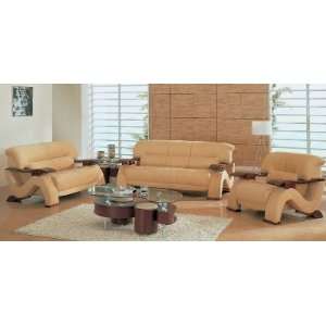  Brown Microfiber Sofa (Color #201 18): 2033 Light Brown Microfiber 