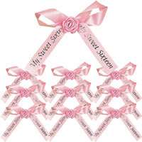 SWEET 16 BIRTHDAY BLOSSOM PARTY FAVOR TIES 20 COUNT PARTY SUPPLIES 