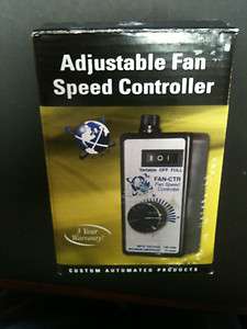 Fan Speed Controller, Adjustable, In Line Plug Model FAN CTR   15 Amps 