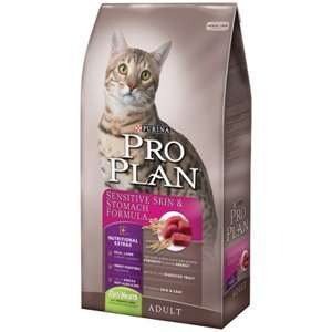    Pro Plan Sensitive Skin & Stomach Cat Food, 16 lb: Pet Supplies