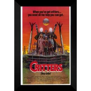  Critters 27x40 FRAMED Movie Poster   Style A   1985