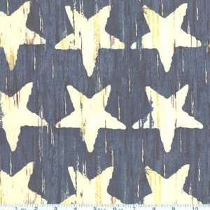  45 Wide Halfway Cafe Stars Blue Fabric By The Yard Arts 