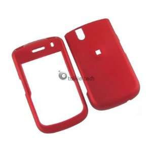 : Rubberized Plastic Hard Cover Case Red For BlackBerry Tour Niagara 